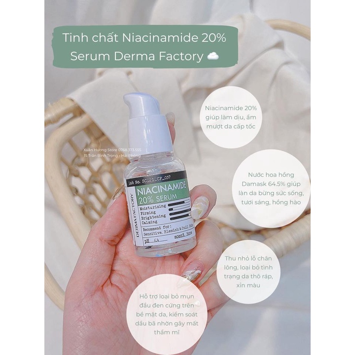 Serum Niacinamide 20% của DERMA FACTORY