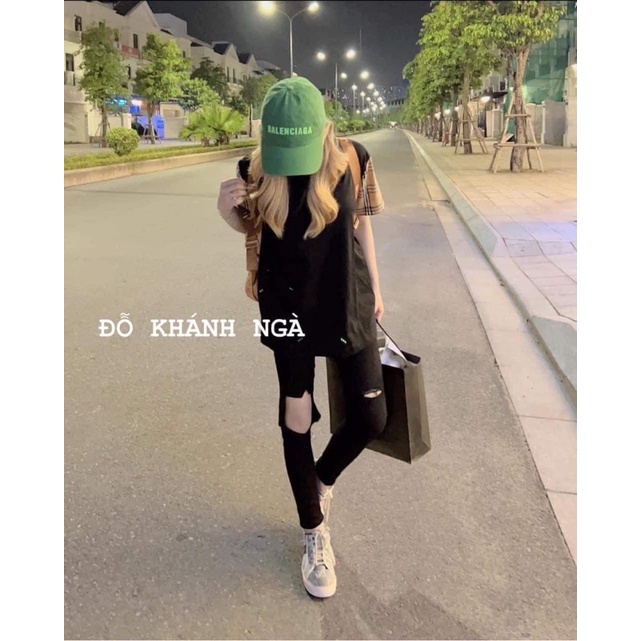 Áo phông phối tay kẻ karo nâu bbr H2A767