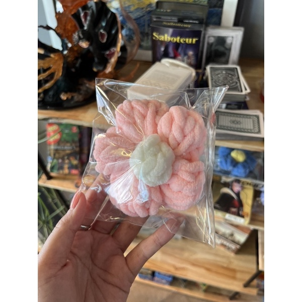 Móc khóa Hoa Len Nhung