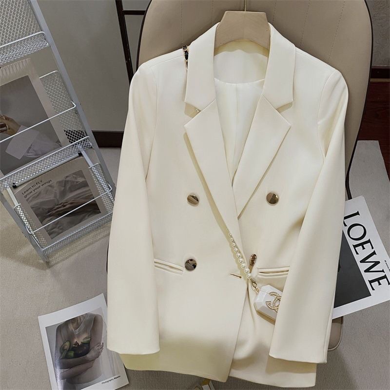 Áo Khoác Vest, Áo Blazer Form Suông 4 Khuy Đồng Phong Cách Hàn Quốc Mẫu Mới Mã RB205