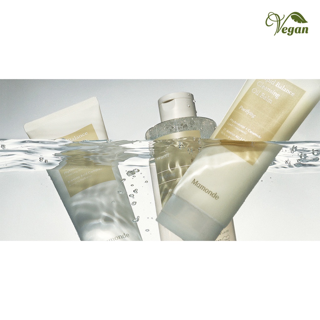 Nước Tẩy Trang Mamonde Cân Bằng Nước / Dầu / Sữa Rửa Mặt Amino Foam PH Thấp Phytosterol 17-Amino Acid