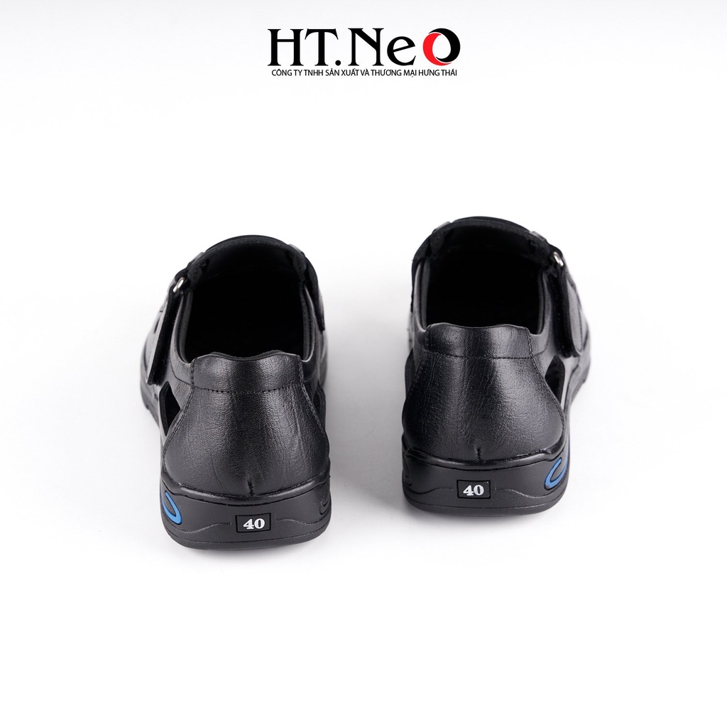 Giày mọi nam HT.NEO da bò thô cao cấp đế cao su đi rất êm chân ,cực đẹp và mu giày đục lỗ, sang chân R22