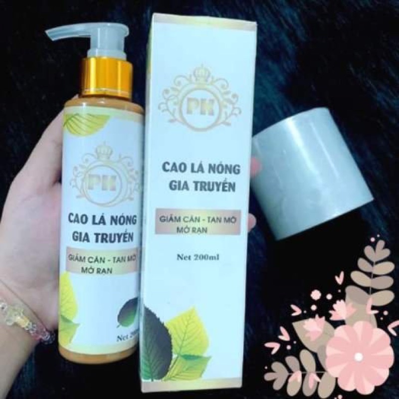 CAO LÁ NÓNG tan mỡ, giảm eo