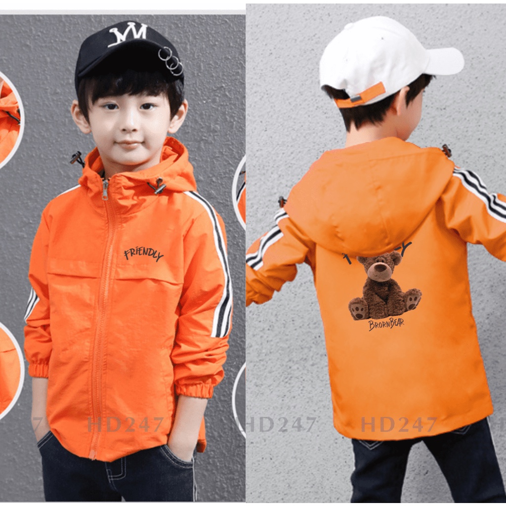 ÁO khoác dù chống nắng chống gió cho bé trai bé gái size đại 13kg đến 38kg 0333