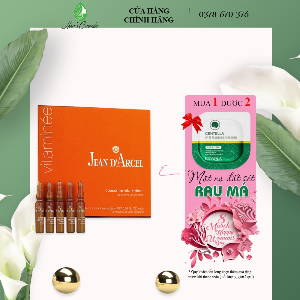 Huyết thanh vitamin làm tươi mới, trắng sáng da Jean D'arcel_ Restorative Concentrate