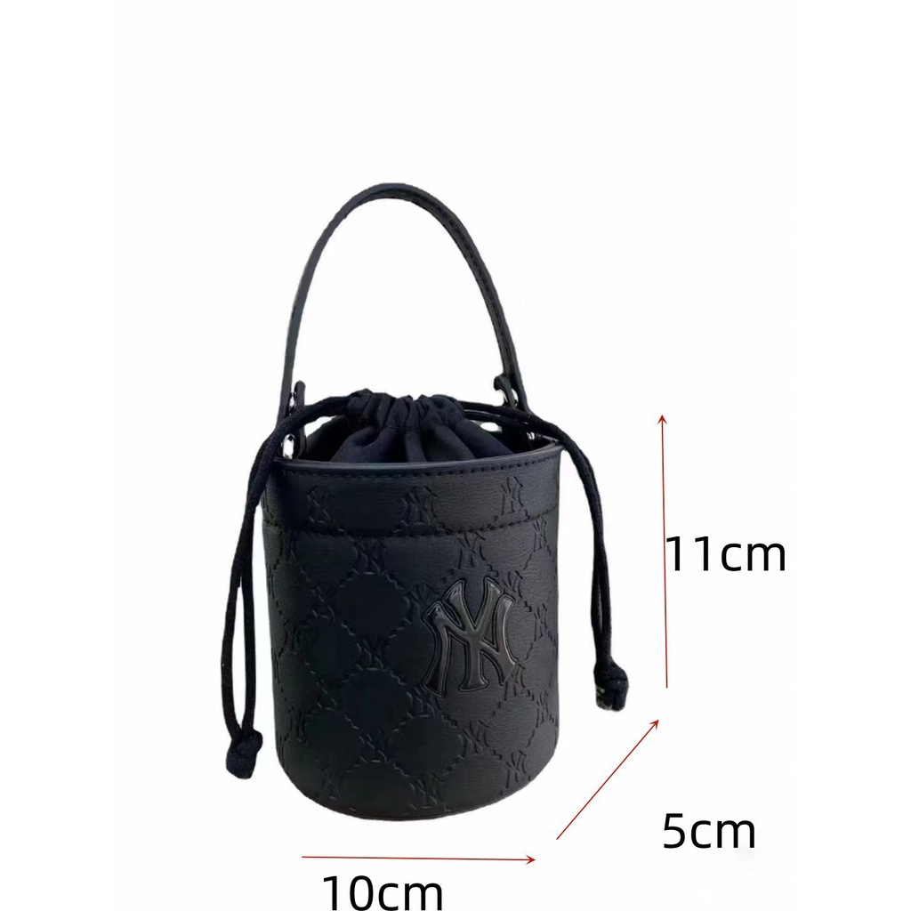 Túi hộp hình trụ MLB unisex cá tính. túi đeo chéo sang chảnh