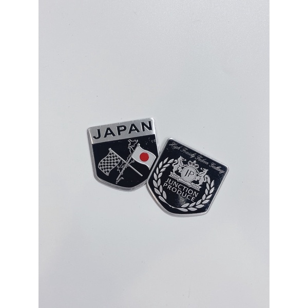 Tem Nhôm dán xe hình cờ Nhật Bản Japan nhiều kích thước