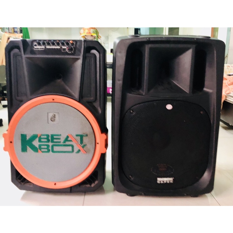 Loa kéo karaoke bass 40cm,micro hát nhẹ