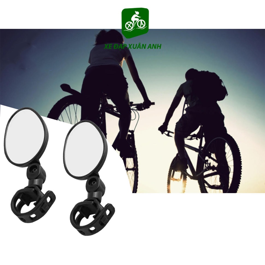 Kính Chiếu Hậu Xe Đạp Góc Rộng Xoay 360 Độ