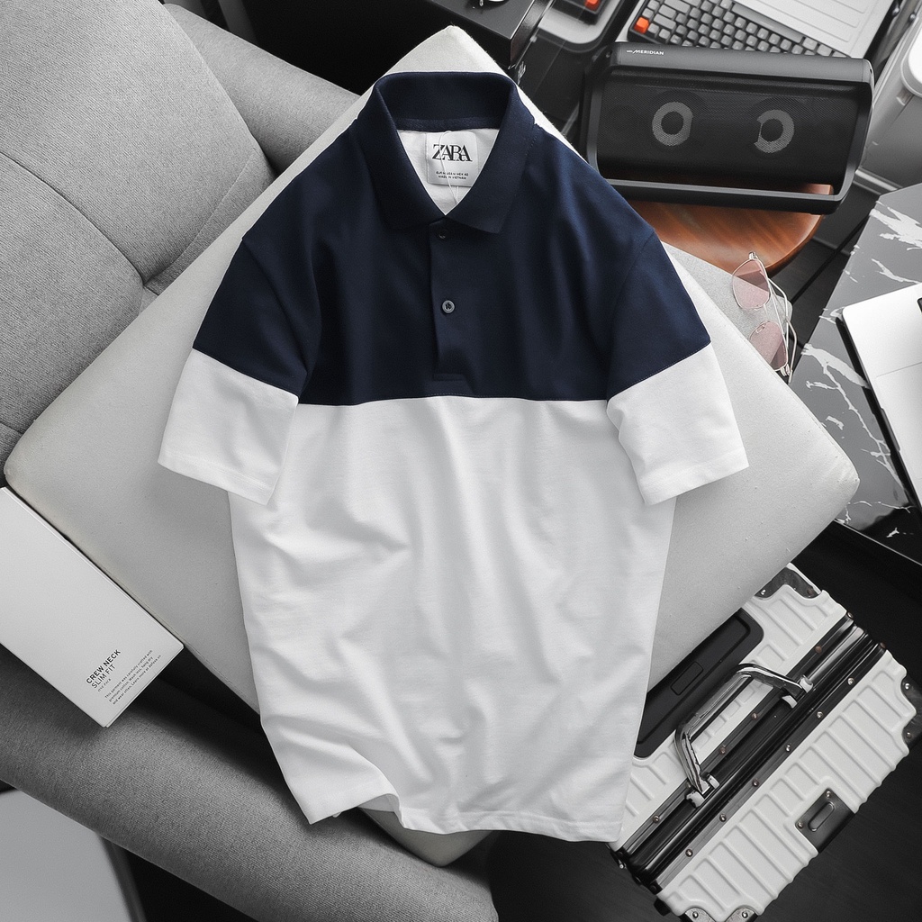 Áo thun polo  Shirt With Colorblock.