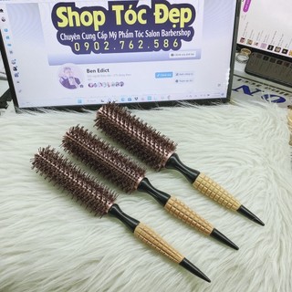 Lược tròn sấy tạo kiểu tóc xoăn chuyên nghiệp hàng cao cấp aluminum round comb - std233
