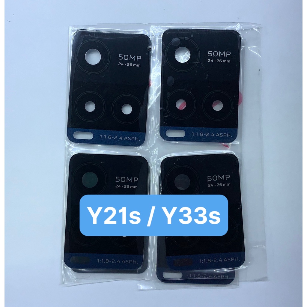 Cụm kính camera liền vành và không vành / kính rời vivo Y21s / Y33s