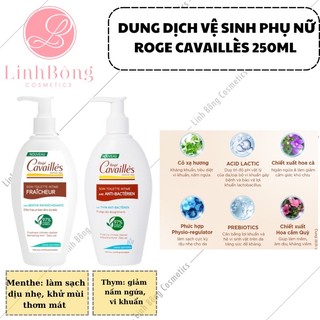 DUNG DỊCH VỆ SINH PHỤ NỮ  ROGE CAVAILLÈS 250ML