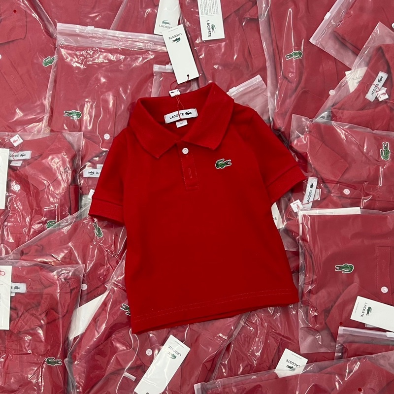 Áo polo ngắn tay LC cho bé trai đi học