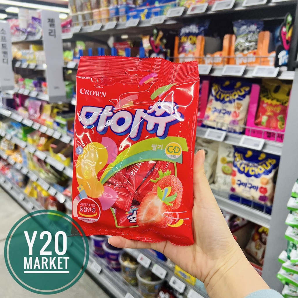 KẸO MỀM CROWN CÁC LOẠI TRÁI CÂY