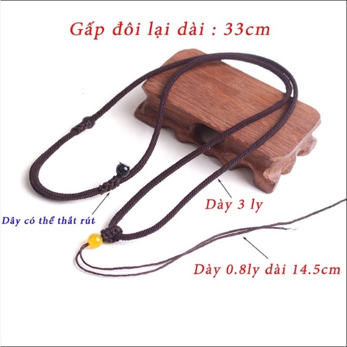 Dây dù đeo cổ đeo mặt dây Phật - Có khóa điều chỉnh - Kích thước phù hợp với cả nam và nữ - sỉ lẻ MS24022023