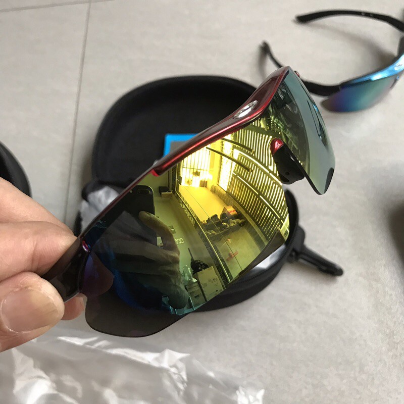 Bộ Kính Thể Thao 5 Trong 1 - Đi Phượt, Đi Xe Đạp, Xe Máy