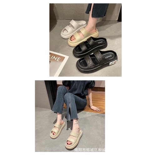 Dép quai ngang 3 màu ôm chân hàng QC Kèm ảnh thật