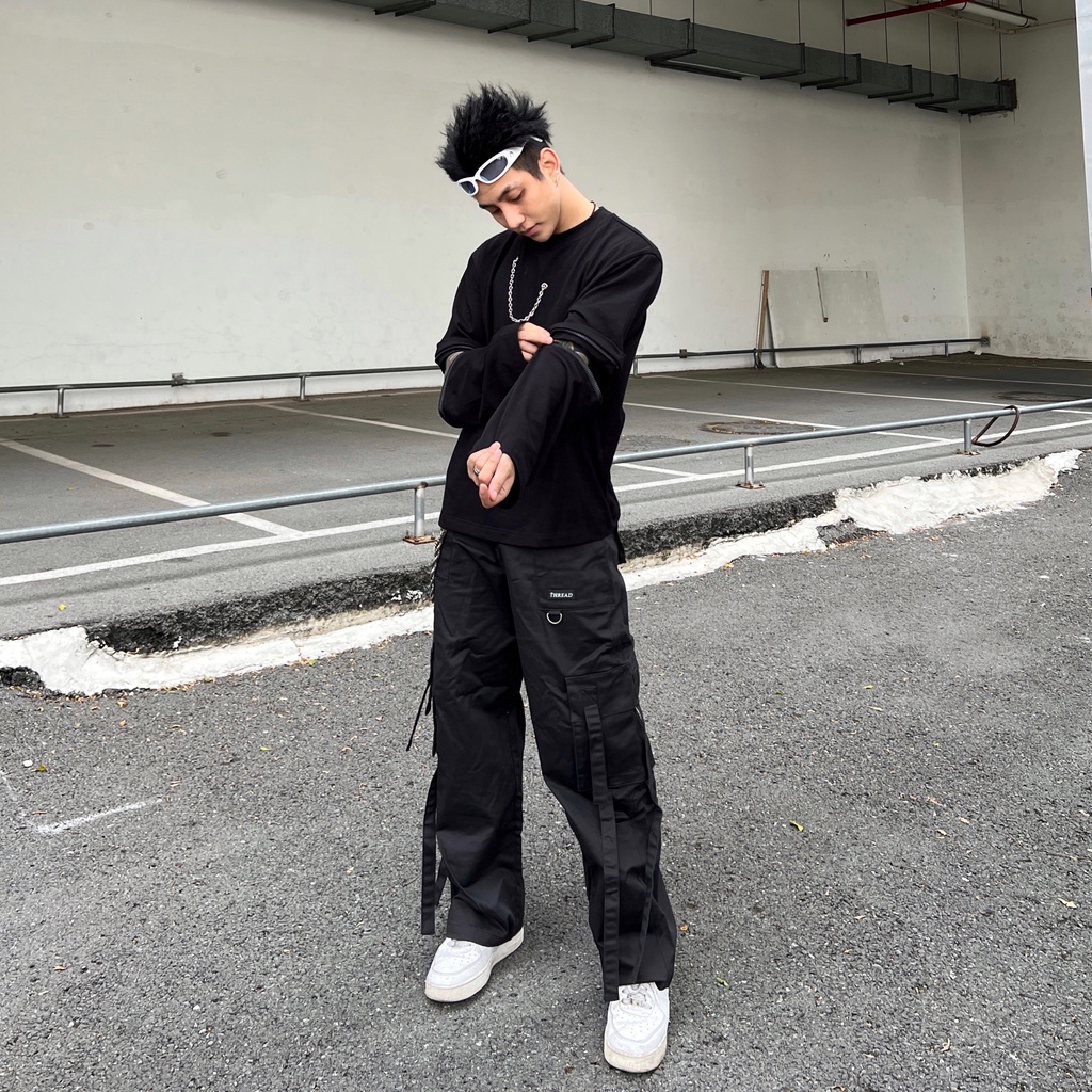 Áo Thun Đa Năng 2 Trong 1 Gồm Áo Thun và Áo Thun Dài Tay TIM FASHION - Áo phông 100% Cotton Tay Lỡ, Form rộng Nam Nữ