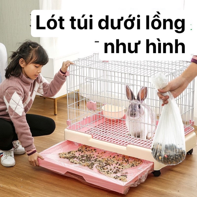 Túi Bóng lót khay vệ sinh cho Thỏ / Bọ Ú / Chuột Lang ...