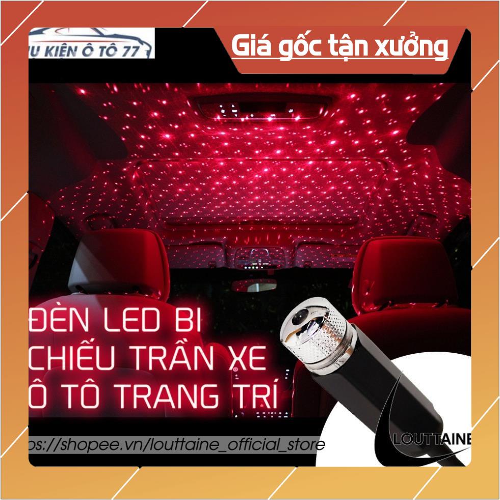Đèn led chiếu trần xe hơi ô tô trần nhà cắm usb tiện lợi tạo bầu trời đầy sao đèn laze đỏ chấm bi trang trí phòng ngủ