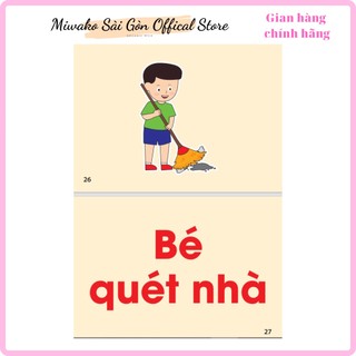 Học liệu Bé đang làm gì