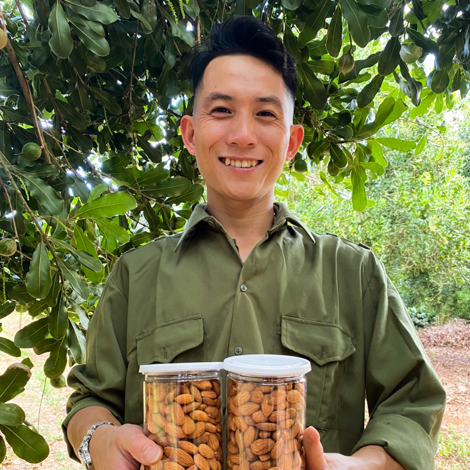 Hạt Hạnh Nhân (Sấy) Nhập Khẩu Úc 500gr - Hạt Macca Nhà Nghĩa
