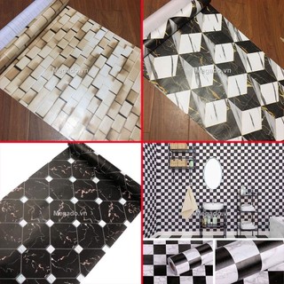Giấy dán tường giả đá giá rẻ