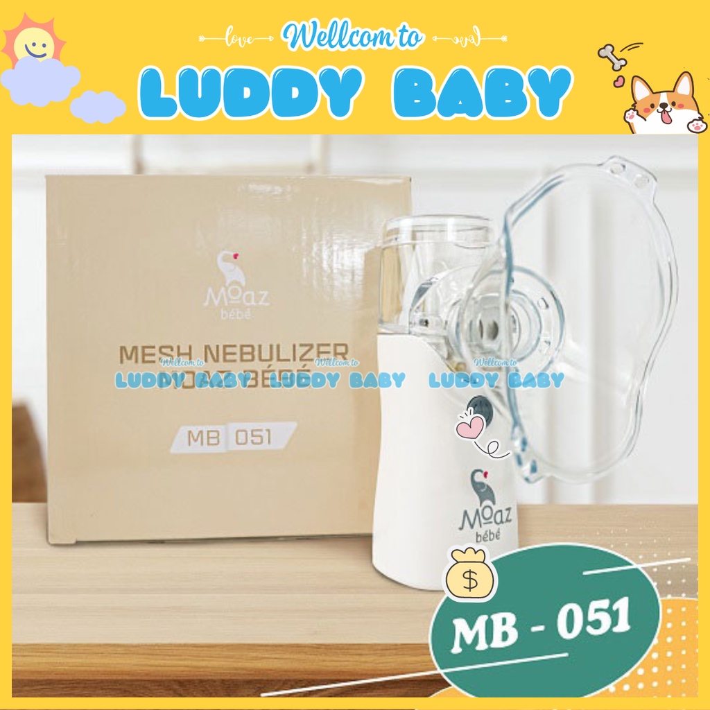 Máy Xông Khí Dung, Máy Khí Dung Cầm Tay Tiện Dụng, An Toàn Khi Mang Đi Moaz Bebe MB 051, Model MY 126
