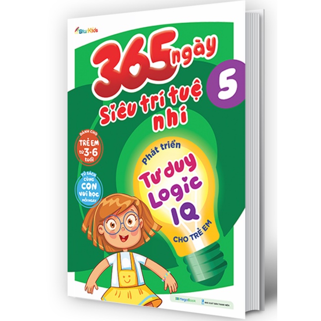 Sách - 365 ngày siêu trí tuệ nhí - Phát triển tư duy logic IQ cho trẻ em 5