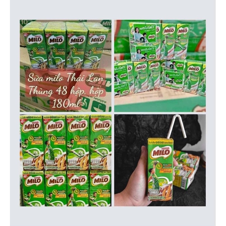 { Date 4/24-} Thùng milo Thái 48 hộp 170ml