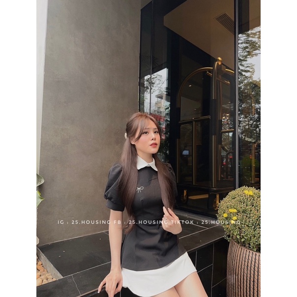 BLACKCHIC SET TIỂU THƯ KÈM TAG NƠ | BY 25.HOUSING
