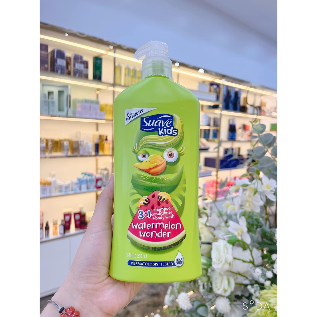 SỮA TẮM BÉ 3IN1 SUAVE KIDS