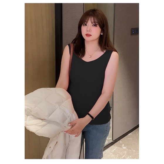 Áo thun gân sát nách đen big size lớn 60-100kg