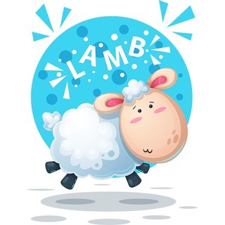 [Xả kho] Hình ủi cừu dễ thương cho bé