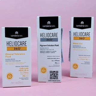 Sẵn 5 loại - Kem Chống Nắng Heliocare Spf 50 có  360 Water Gel ,  Mineral , pigment , MD A-R Emulsion, Age Active Fluid