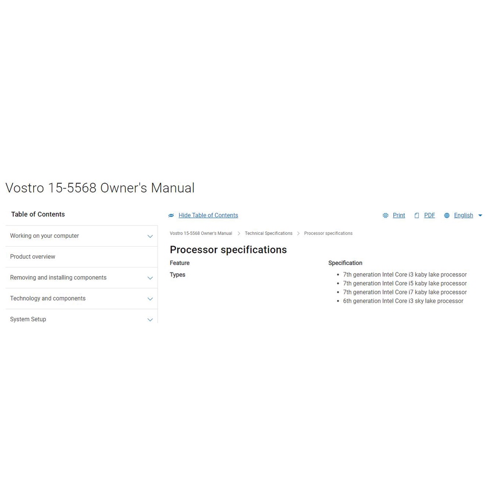 Pin dell Vostro 15 5568