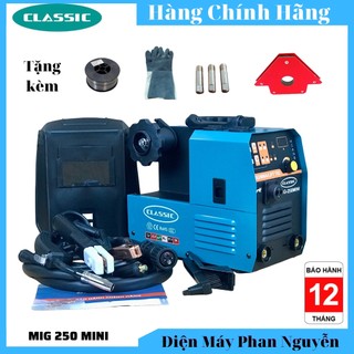 Máy hàn mig 4 chức năng classic mig-250mini tặng kèm bộ quà giá trị 300k
