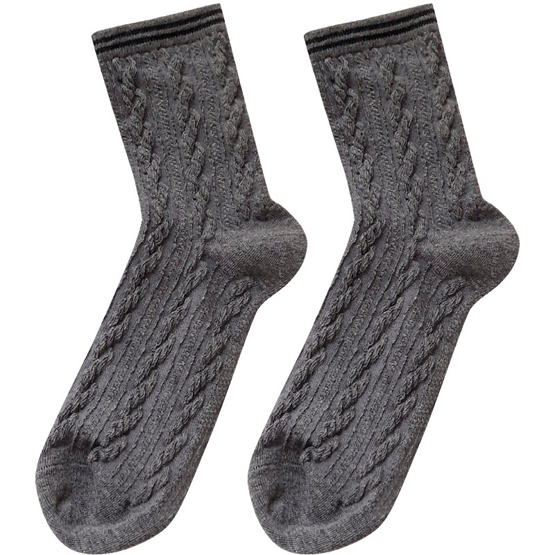 Tất cotton FHYL cổ cao thời trang xuân hè ấm áp dành cho nữ