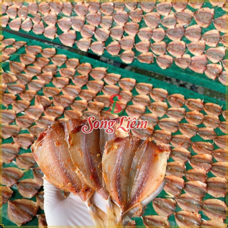 Khô Cá Chỉ Vàng, Cá chỉ vàng ướp tẩm gia vị, cá nhà làm tươi ngon thịt dày thơm cay vừa NPP Songliemshop