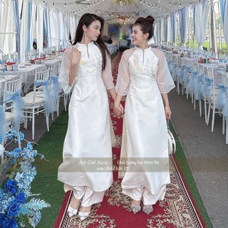 Áo Dài Cách Tân Nữ Tay Bèo LD55