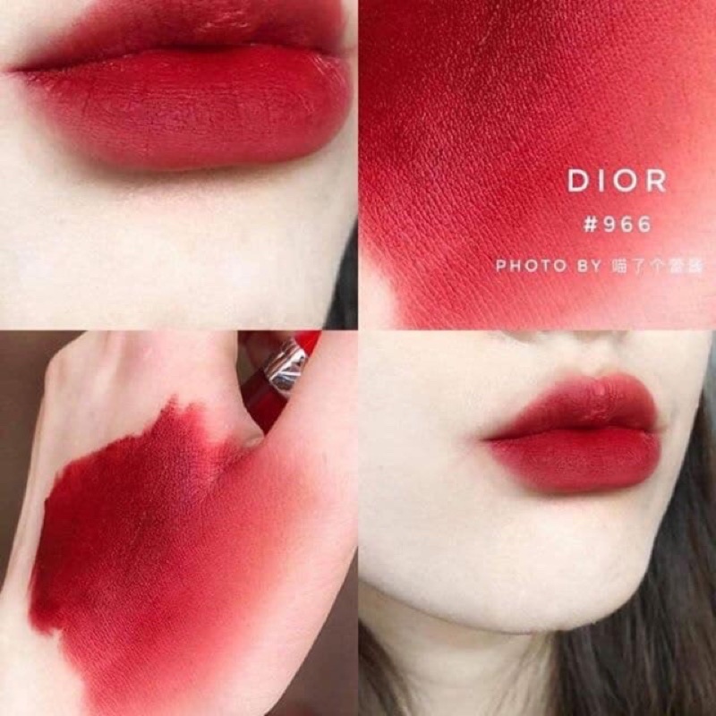 Son Dior Ultra Care 966 Desire Màu Đỏ Ruby unbox