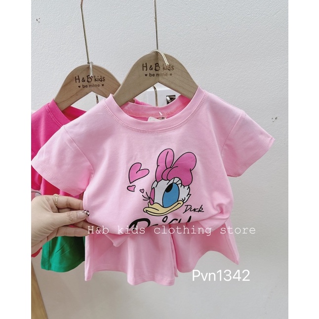 Bộ cotton 4 màu size cho bé gái 20-28kg