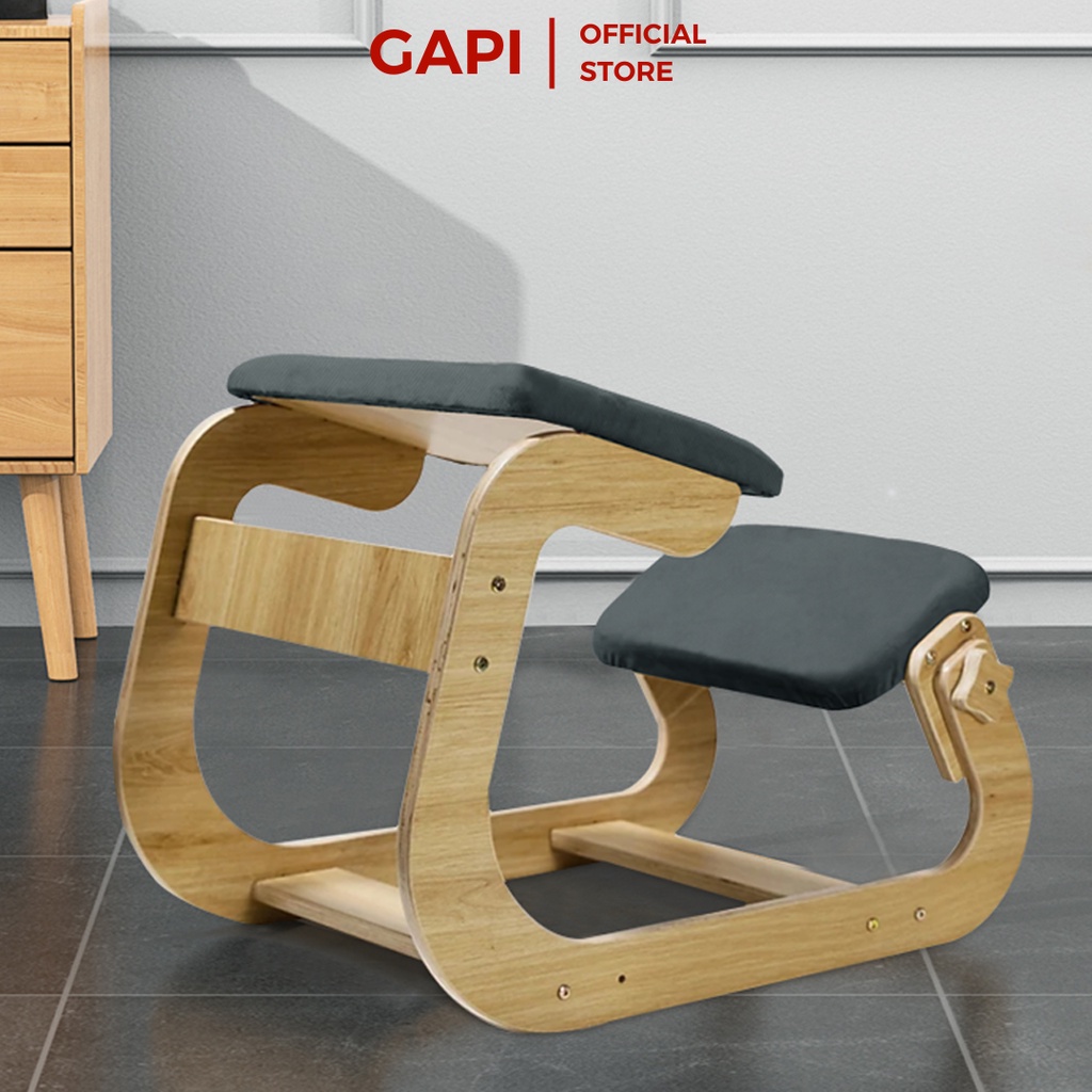 Ghế quỳ công thái học chống gù lưng thông minh thương hiệu GAPI - GP266