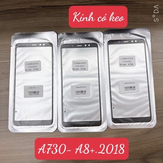 Kính ép có keo oca samsung a730 - a8 plus 2018 - a8+ 2018 - giá sỉ - rẻ