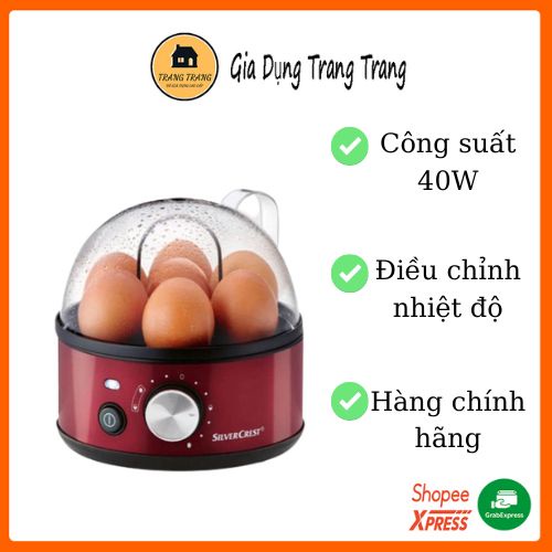 Máy luộc trứng SILVERCREST Eierkocher SEKE 450 A1 [Hàng chính hãng]