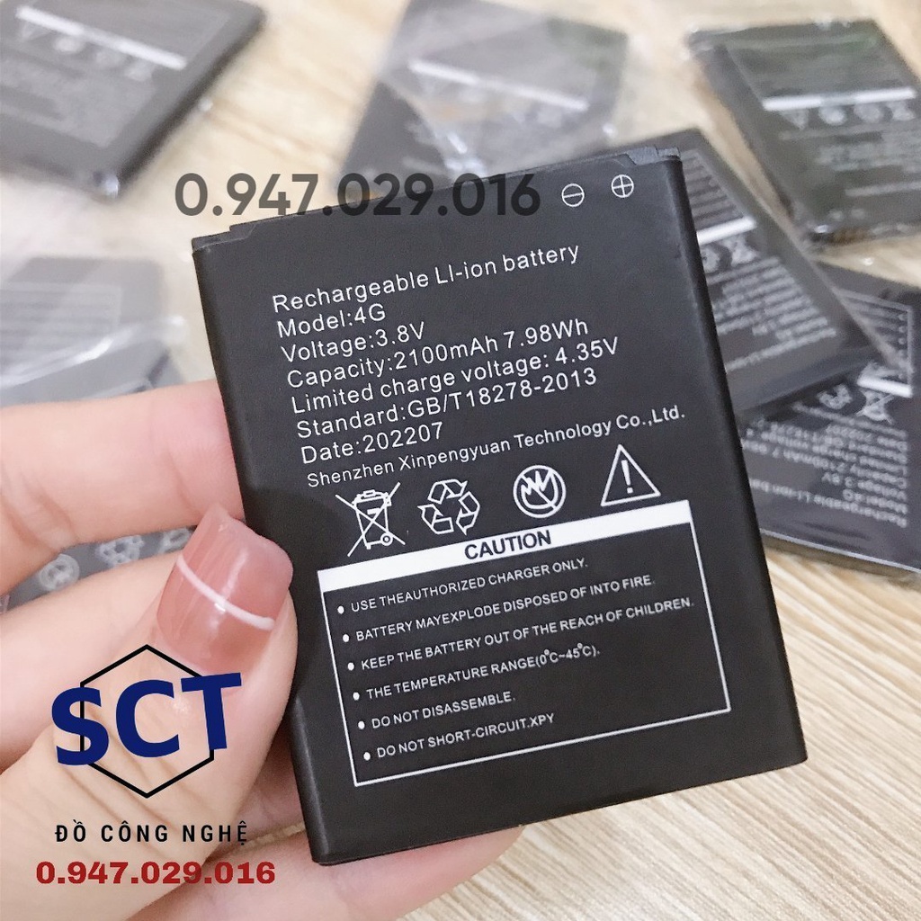 Pin Thay Thế Bộ Phát D6610 Pin Dung Lượng Khủng 2100mAh - Bh 1 Tháng