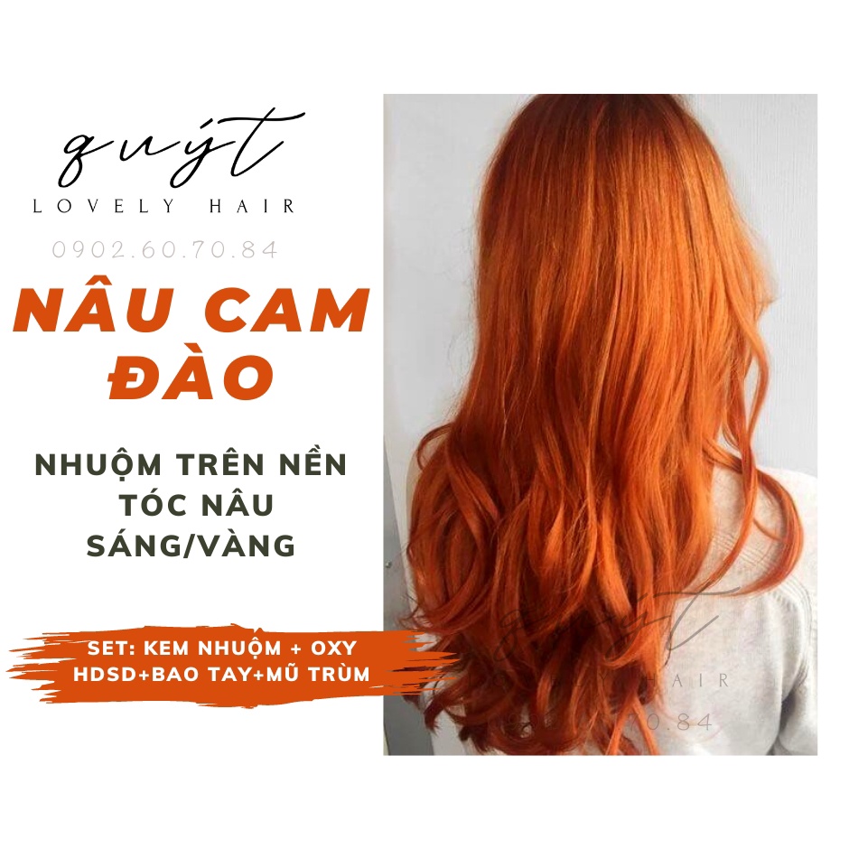 Top 10 màu tóc nâu cam đẹp ấn tượng trẻ trung hot nhất hiện nay