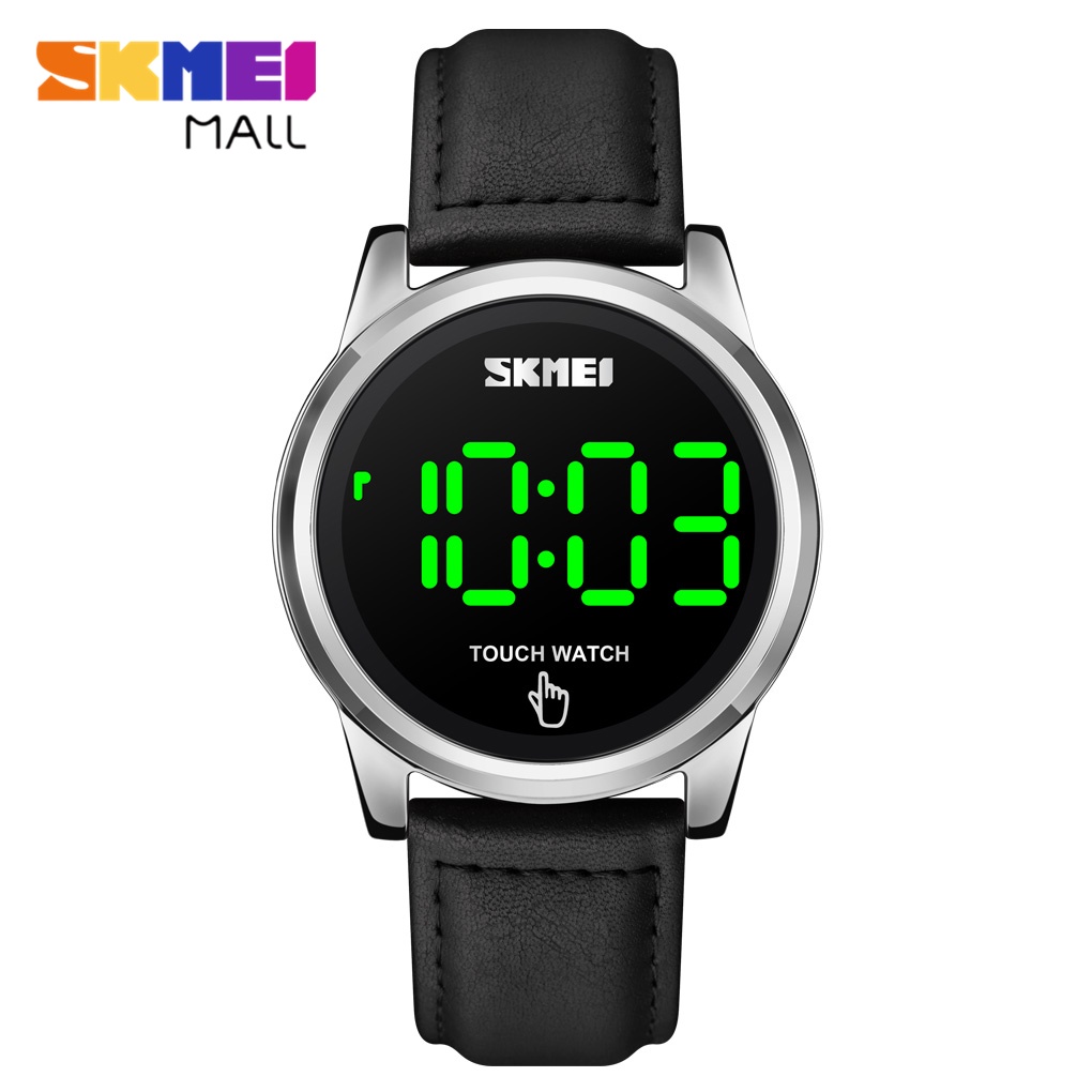 Đồng Hồ LED SKMEI 1684 Chống Thấm Nước 30m Với Dây Đeo Da / Thép Không Gỉ