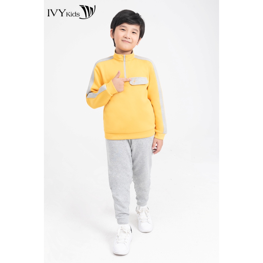 Quần thun dài dáng ôm bé trai IVY moda MS 22K1531